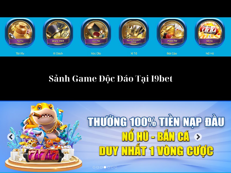 Kho Game I9bet Đa Dạng